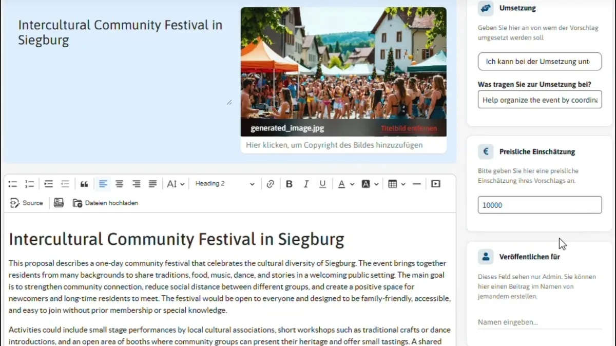 Erzählen statt tippen: Siegburg nimmt Ideen fürs Bürgerbudget per Sprachassistent auf